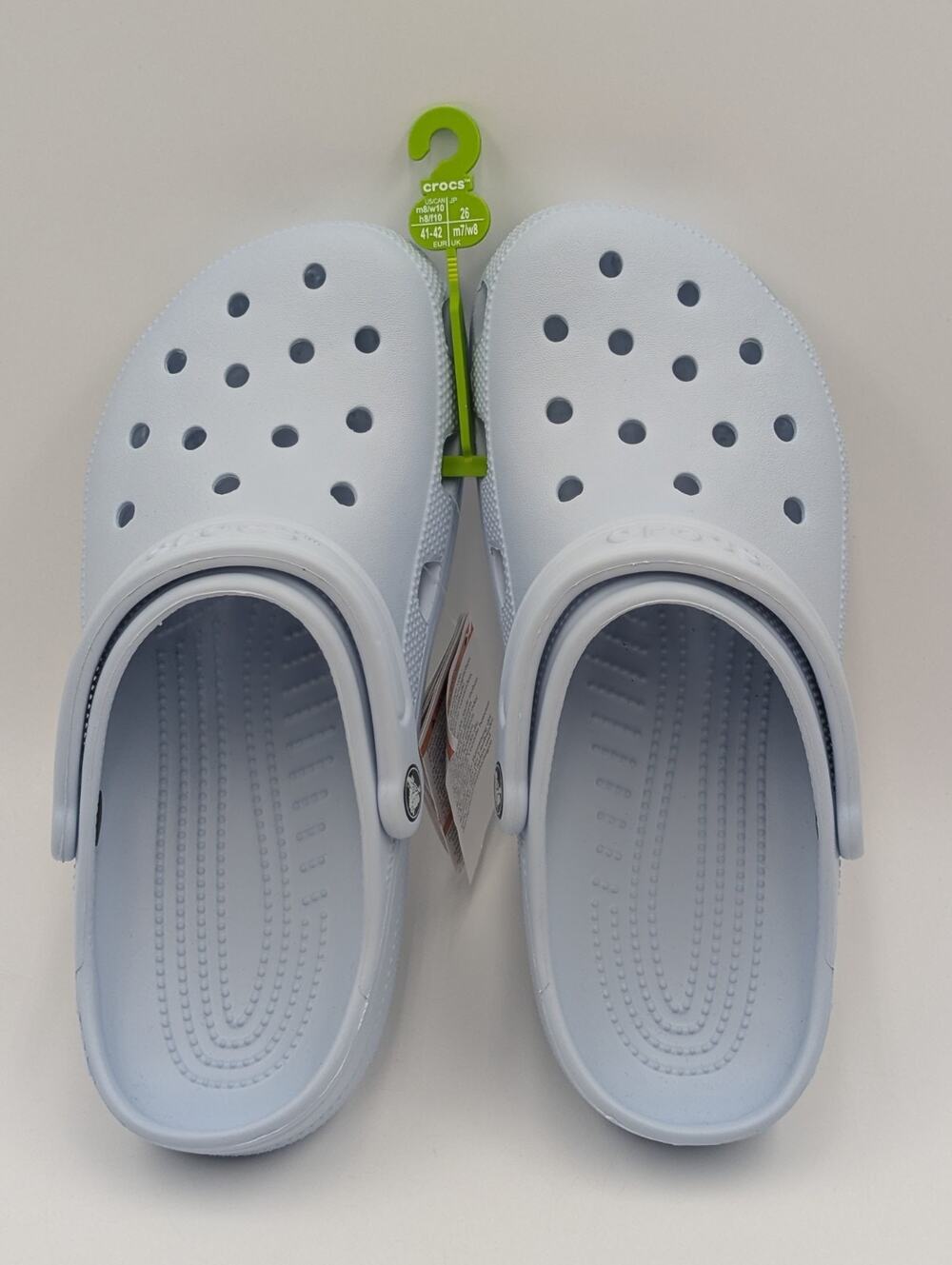 Crocs Classic Unisex Clog Blue Ice Men's Size 8/Women's Size 10 10001-4WK NWT